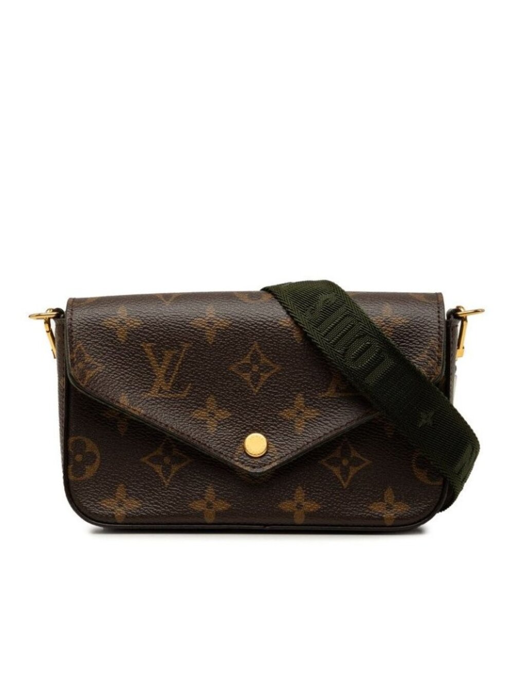 Louis Vuitton Monogram Multi Pochette Felicie Crossbody Shoulder Bag Brown